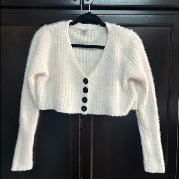 Urban Outfitters Sweaters - Urban Outfitters Cream Button-Up Cardigan
